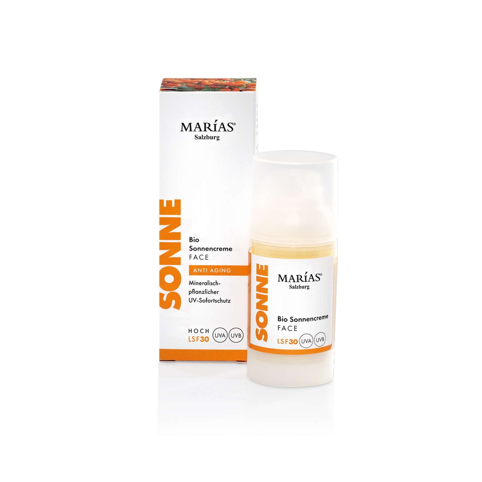 ORGANIC SUN Sonnencreme Face LSF 30, 30 ml.