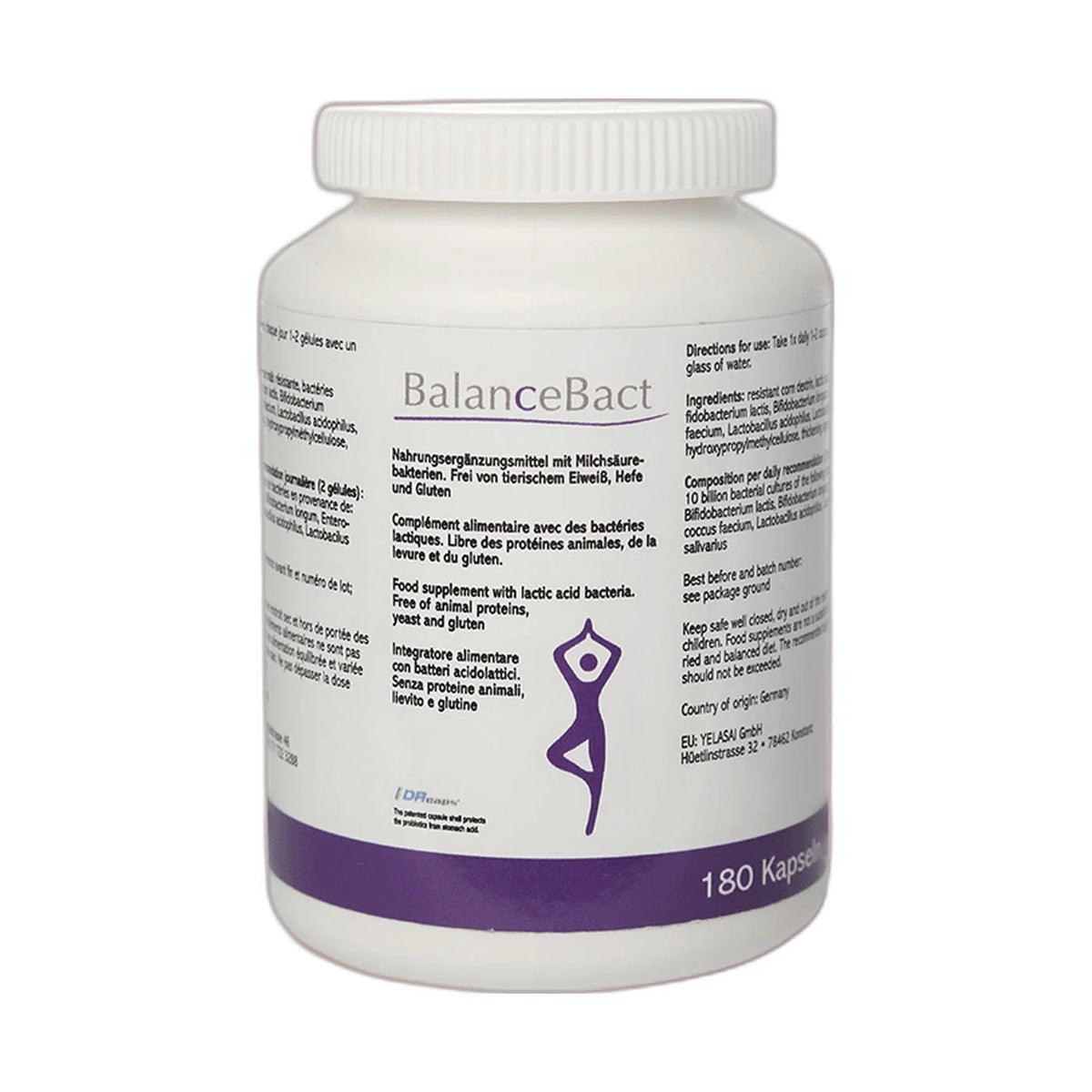 YELASAI BalanceBact 180 Kapseln