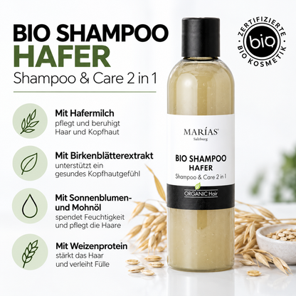 Bio Shampoo Hafer Shampoo &amp; Care, 250 ml