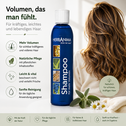 Herbanima Shampoo für mehr Volumen, 200 ml