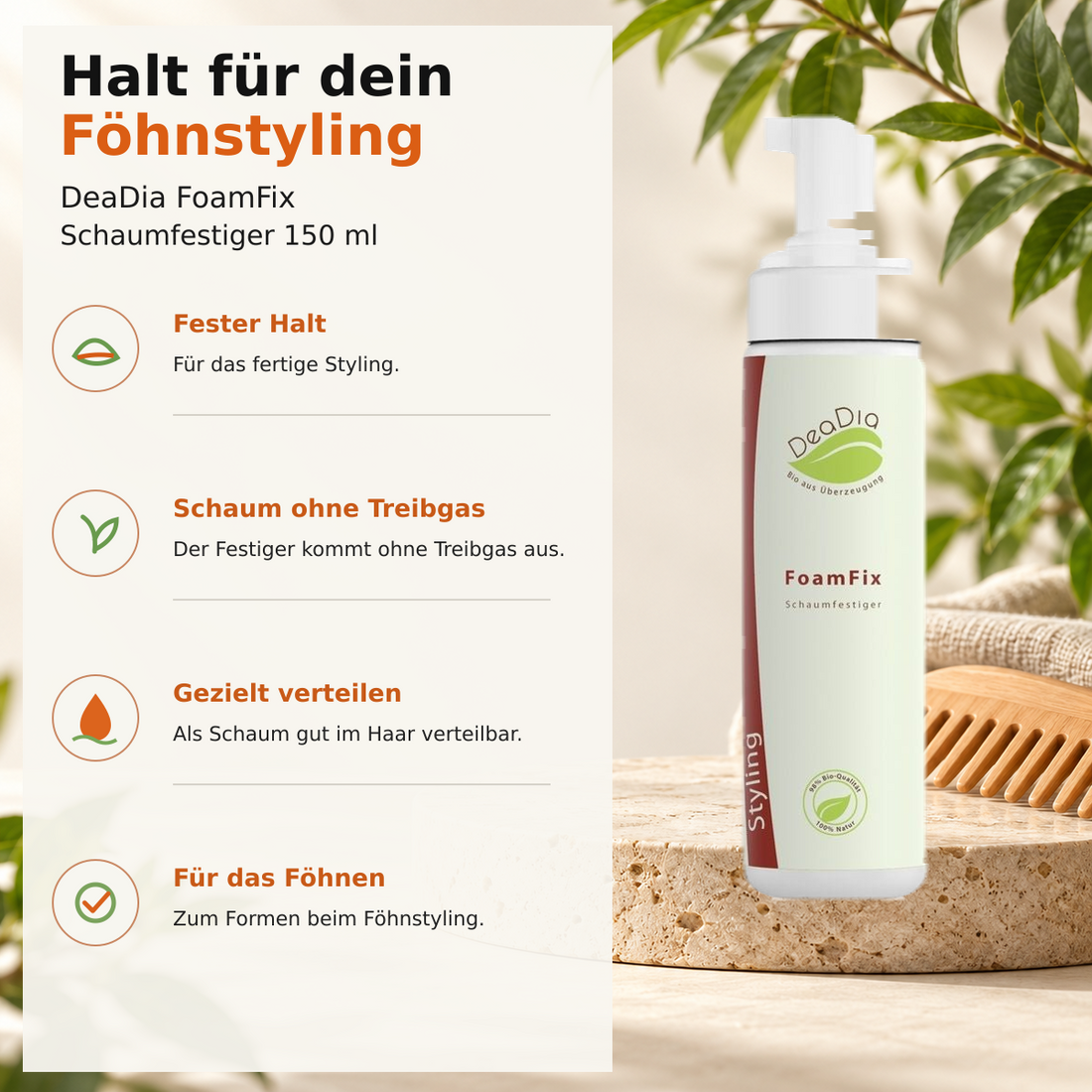 DeaDia FoamFix – vier Eigenschaften im TopKam-Stil