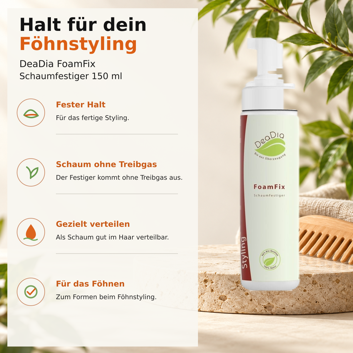 DeaDia FoamFix – vier Eigenschaften im TopKam-Stil