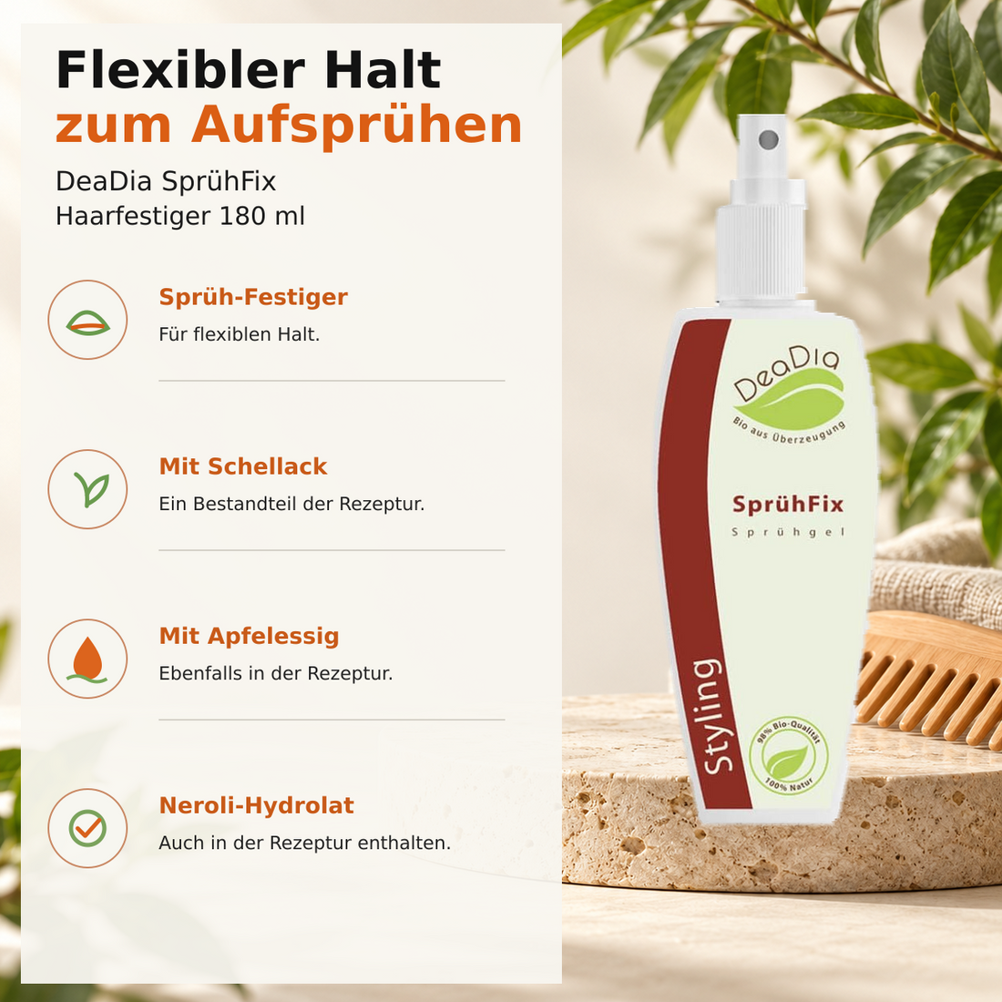 DeaDia SprühFix – vier Eigenschaften im TopKam-Stil