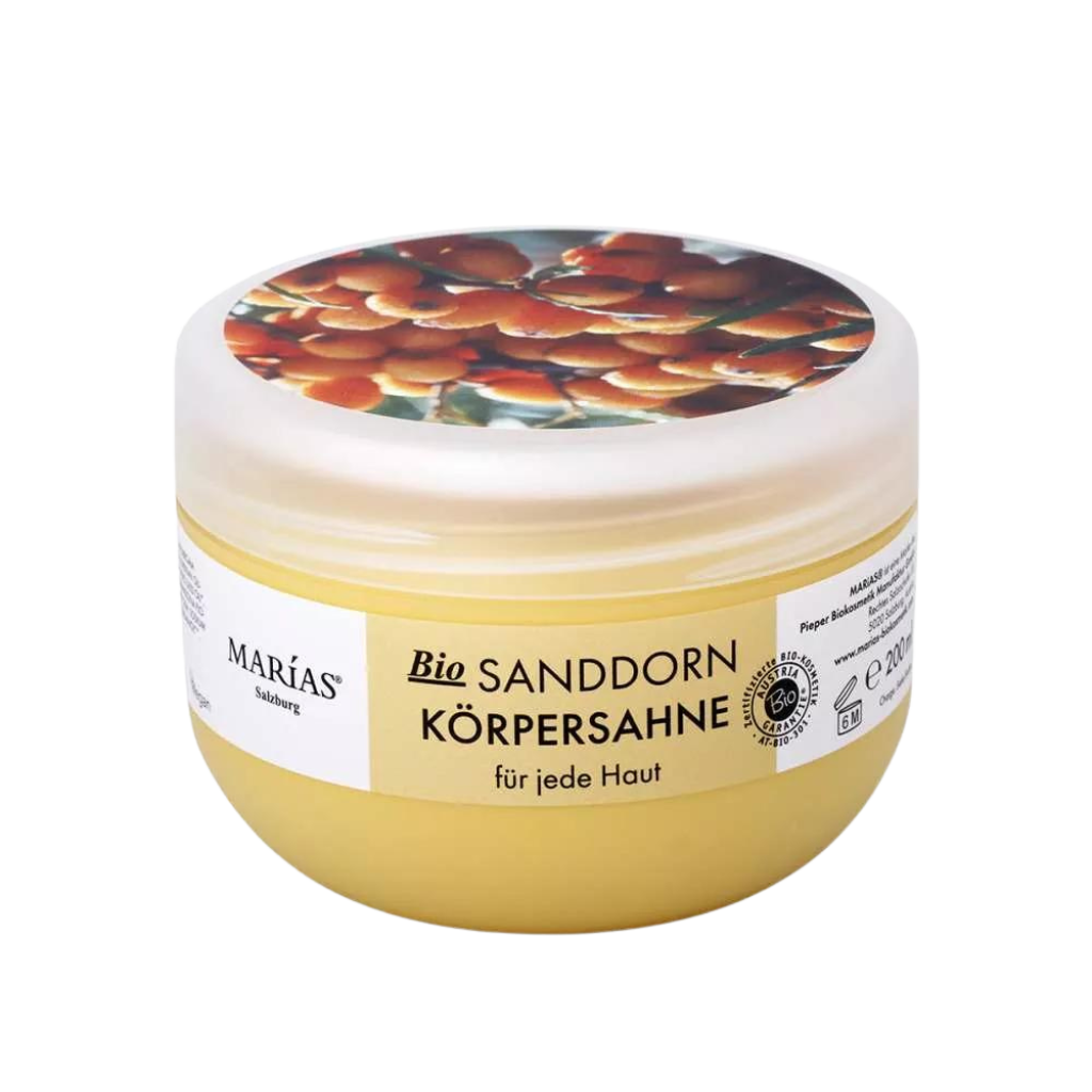 Bio Körpersahne Sanddorn, 200 ml