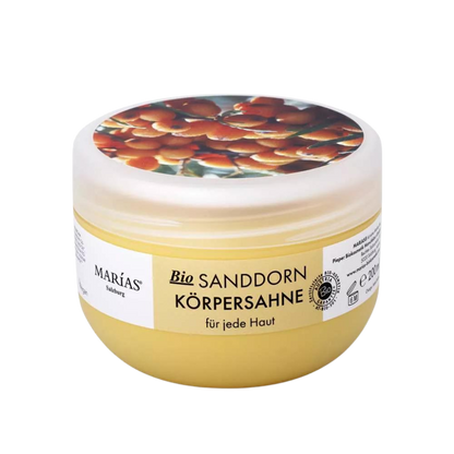 Bio Körpersahne Sanddorn, 200 ml