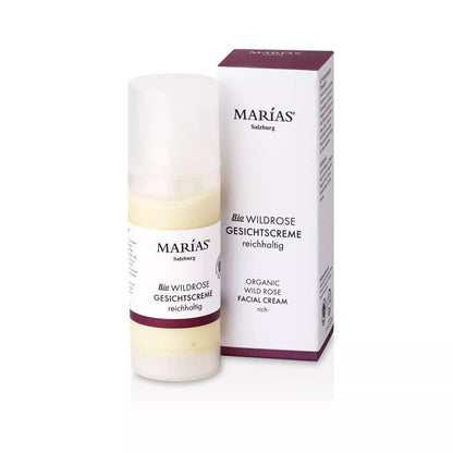 Bio Wildrose Gesichtscreme rich 50 ml - Schönheit aus der Natur