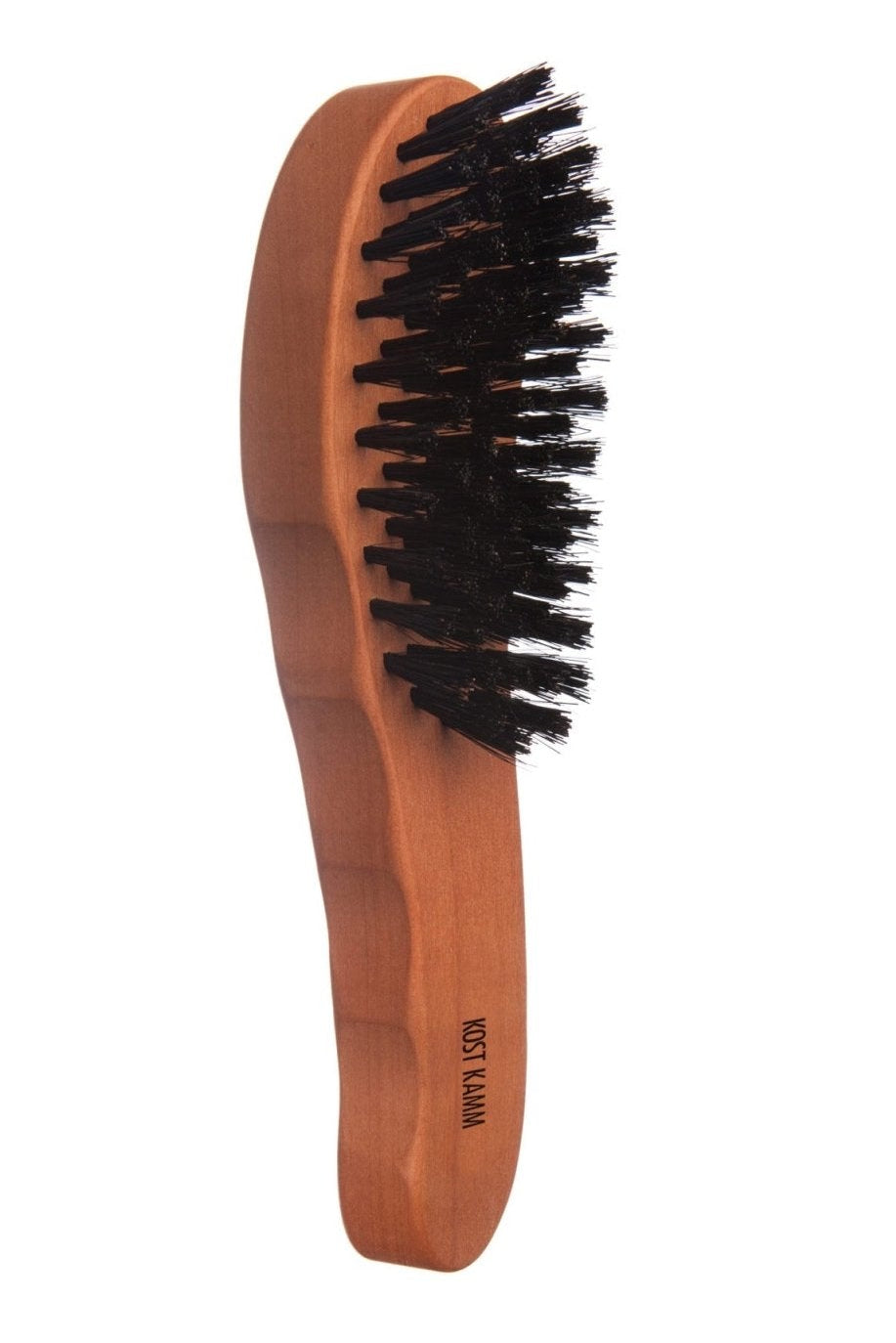 Haarpflegebürste, ergonomisch, Birnbaum, harte Wildschweinborste, 7 - reihig, 19,5cm - Schönheit aus der Natur