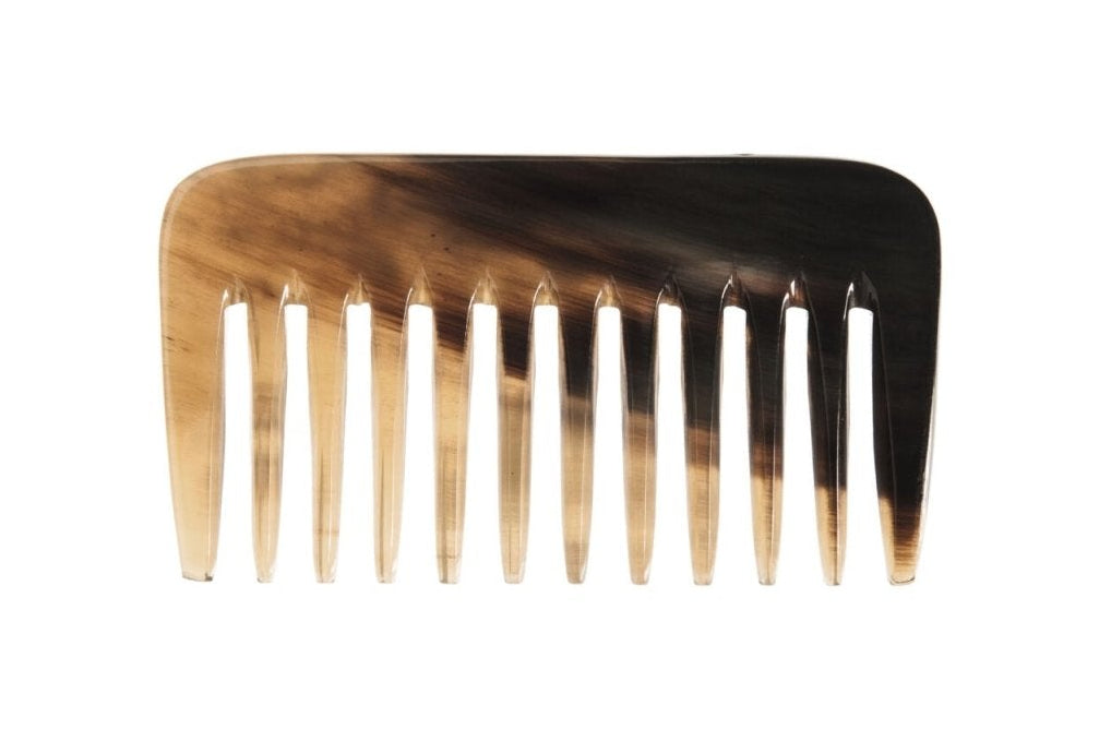 Lockenkamm, Horn, extra breit, 16cm. - Schönheit aus der Natur