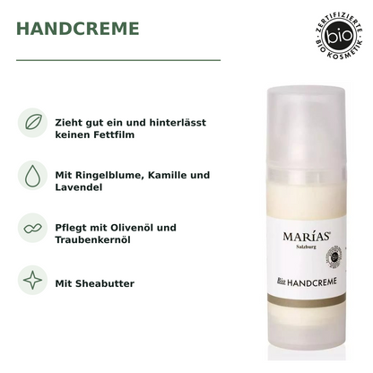 Bio Handcreme, 50 ml – Produktvorteile