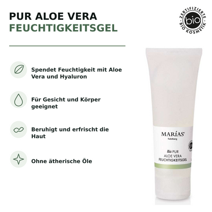 Bio PUR Aloe Vera Feuchtigkeitsgel, 80 ml – Produktvorteile