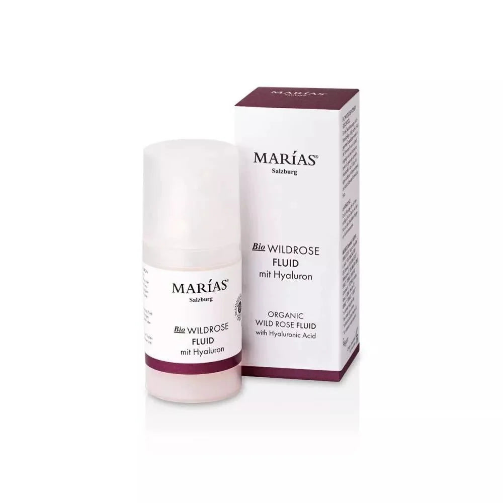 Wilde Rose Fluid – mit Hyaluron  30 ml. – Bestandteil des Pflegesets